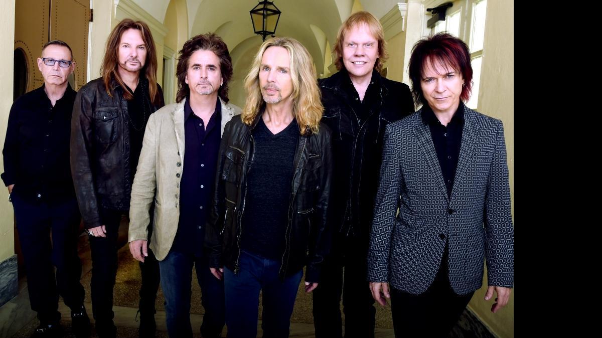 Styx — Chuck Panozzo, Ricky Phillips, Todd Sucherman, Tommy Shaw, James "J.Y." Young and Lawrence Gowan — returns to Biloxi on Friday for an 8 p.m. show at the Beau Rivage.