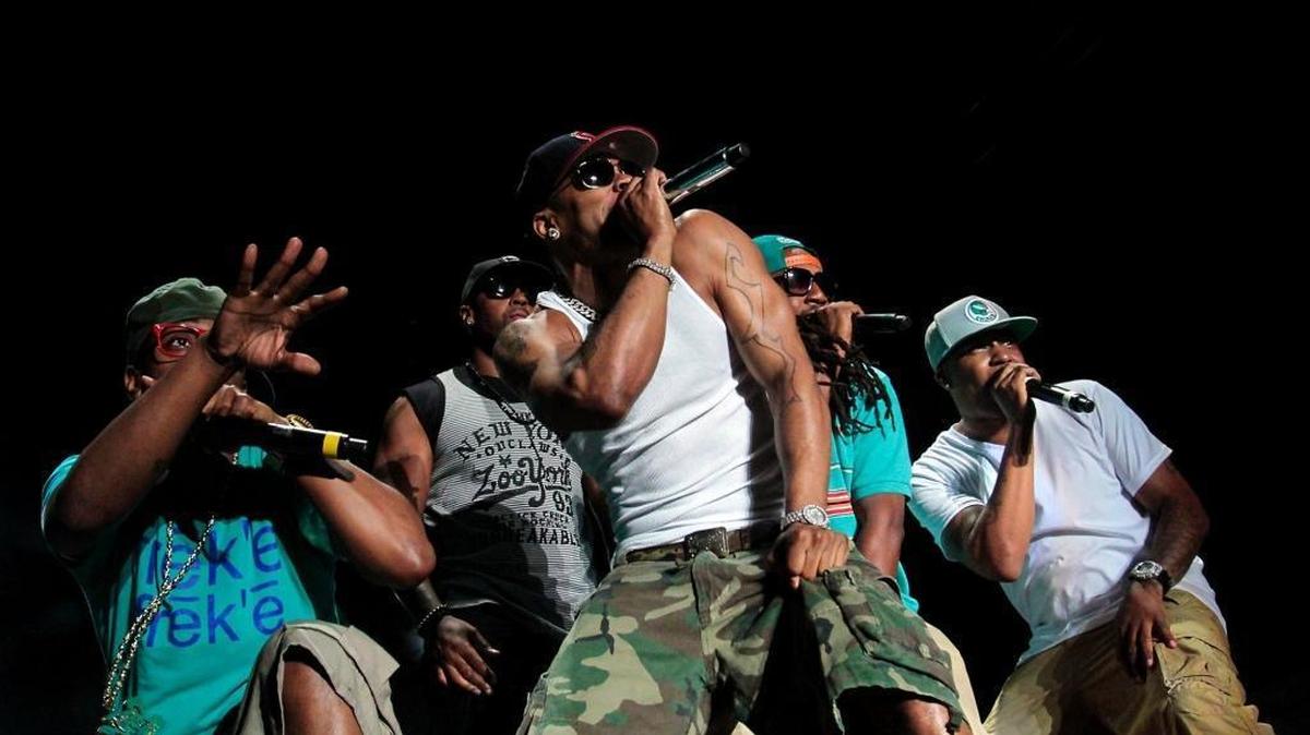 Nelly performs on the Main Stage during the second day of the Gulfport Music Festival in 2012.