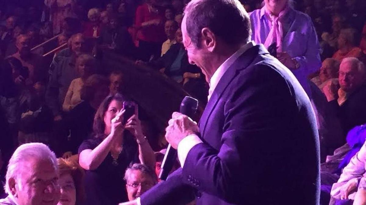 Paul Anka sings to a crows at the IP Casino Resort in May 2016. Anka has canceled his Friday show at the IP.