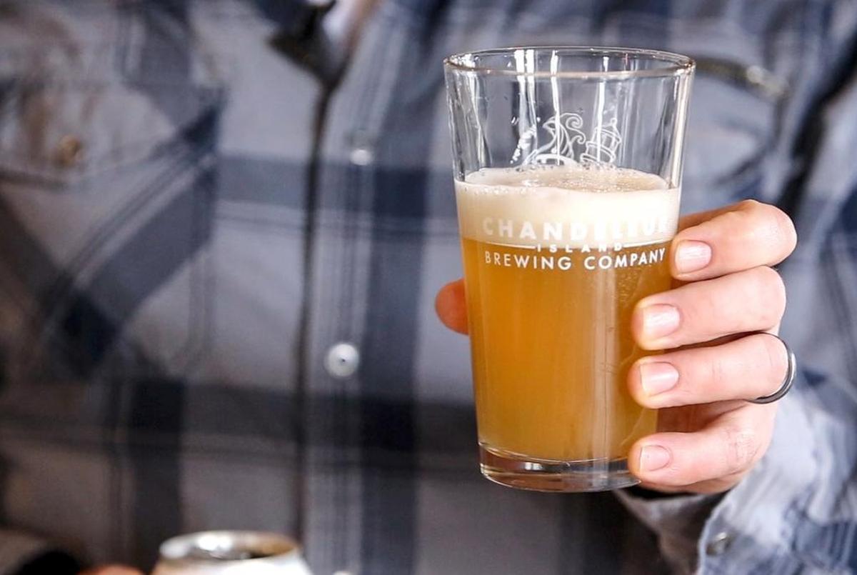 Beer from Chandeleur Island Brewing Company is poured at the brewery in downtown Gulfport. Another location is opening at the Gulfport-Biloxi International Airport in a location that can be accessed by the public and passengers.