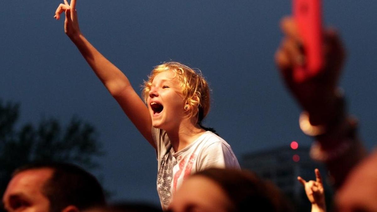 A young fan cheers for The Pretty Reckless at the last Gulfport Music Festival in 2014. The festival returns October 6-7 to Jones Park.