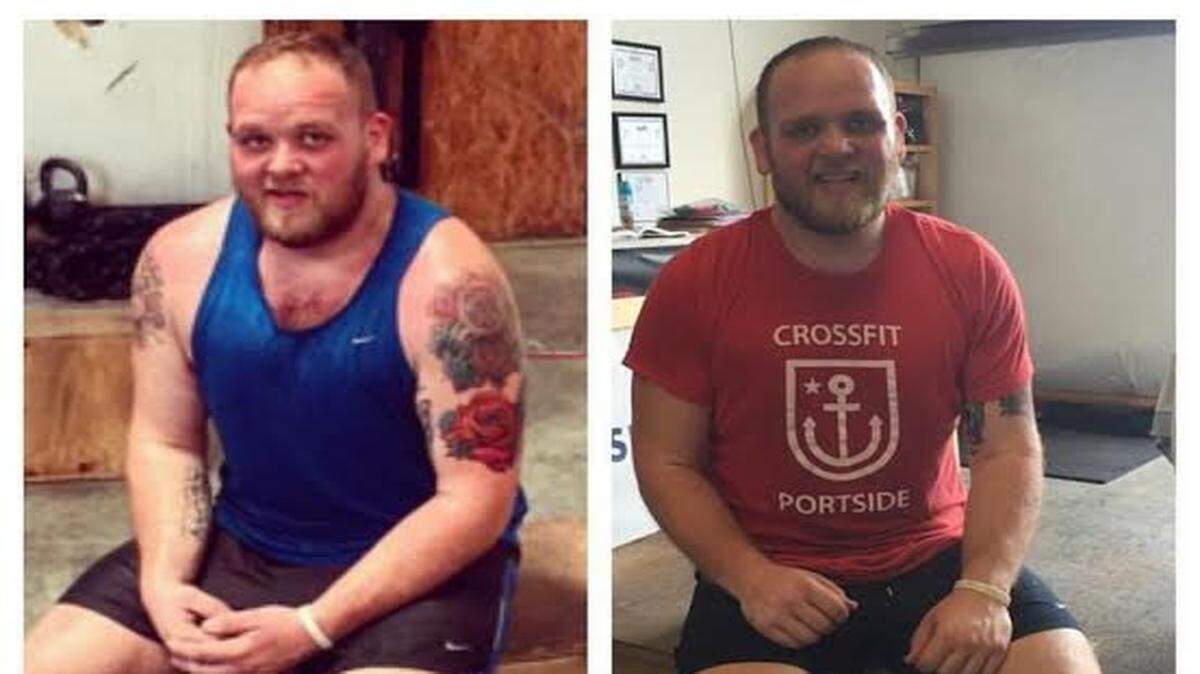Associate web editor Justin Mitchell has lost about 50 pounds in about four months by eating clean and working out.