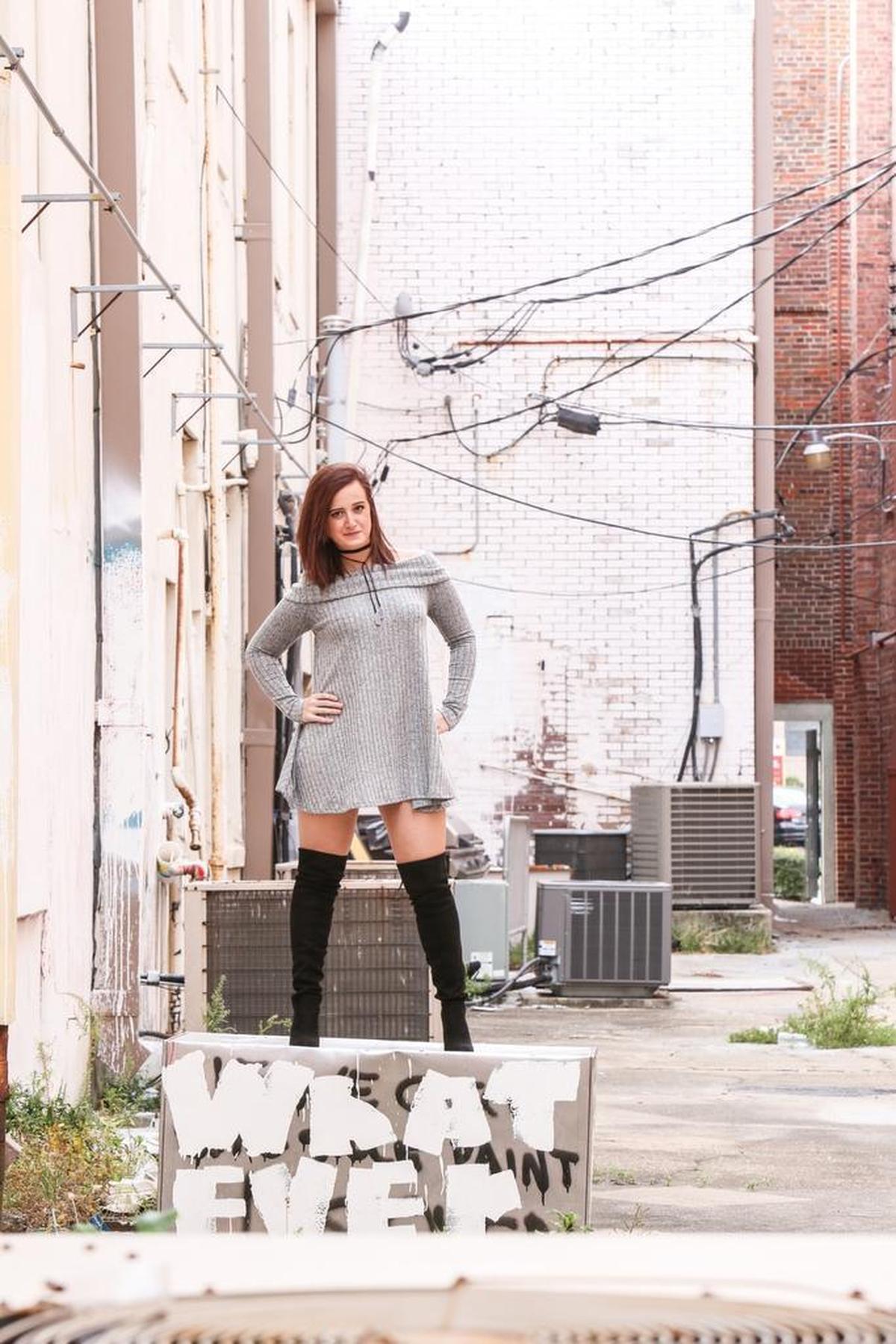 This alley in downtown Biloxi near the Kress building is great for fashion shots or senior portraits.