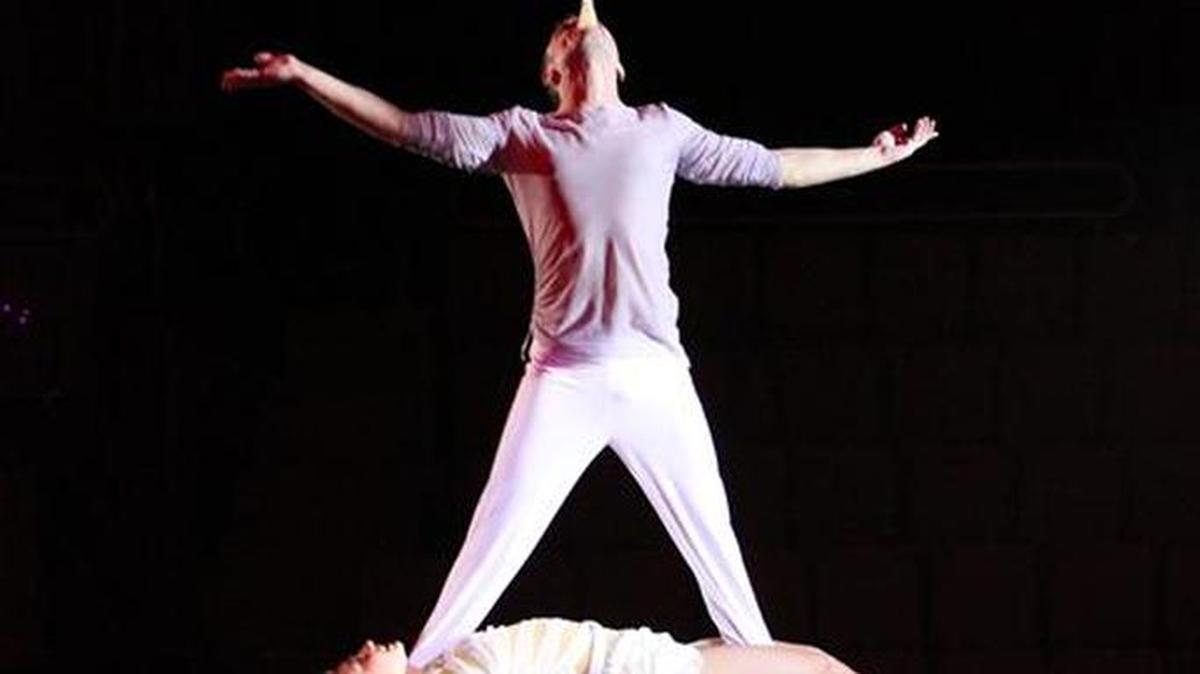 Acrobats perform incredible feats in Allusa, the latest family summer show at the Beau Rivage Resort & Casino.