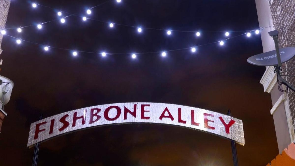 Fishbone Alley in downtown Gulfport will be the site of Moonlight and Monet, a fundraising event for CASA Harrison County, on Saturday.
