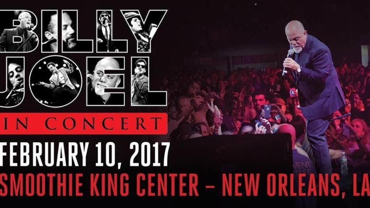 Billy Joel will play New Orleans Feb. 10, 2017