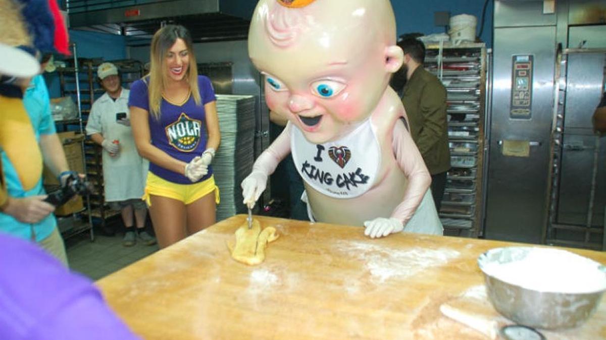 King cakes are on of the most popular parts of Mardi Gras. The pastries have even ended up a one of the mascots for the New Orleans Pelicans.