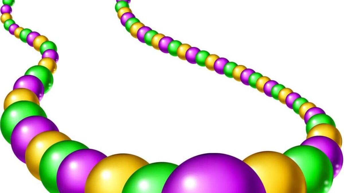 Mardi Gras beads