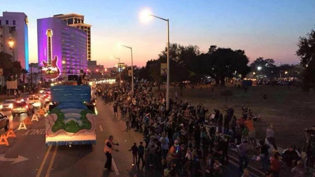 The Krewe of Neptune will parade on Feb. 25 this year in Biloxi. This is the first year for the krewe’s parade after party, Neptunalia, which will be at Hard Rock Live in the Hard Rock Casino Biloxi.