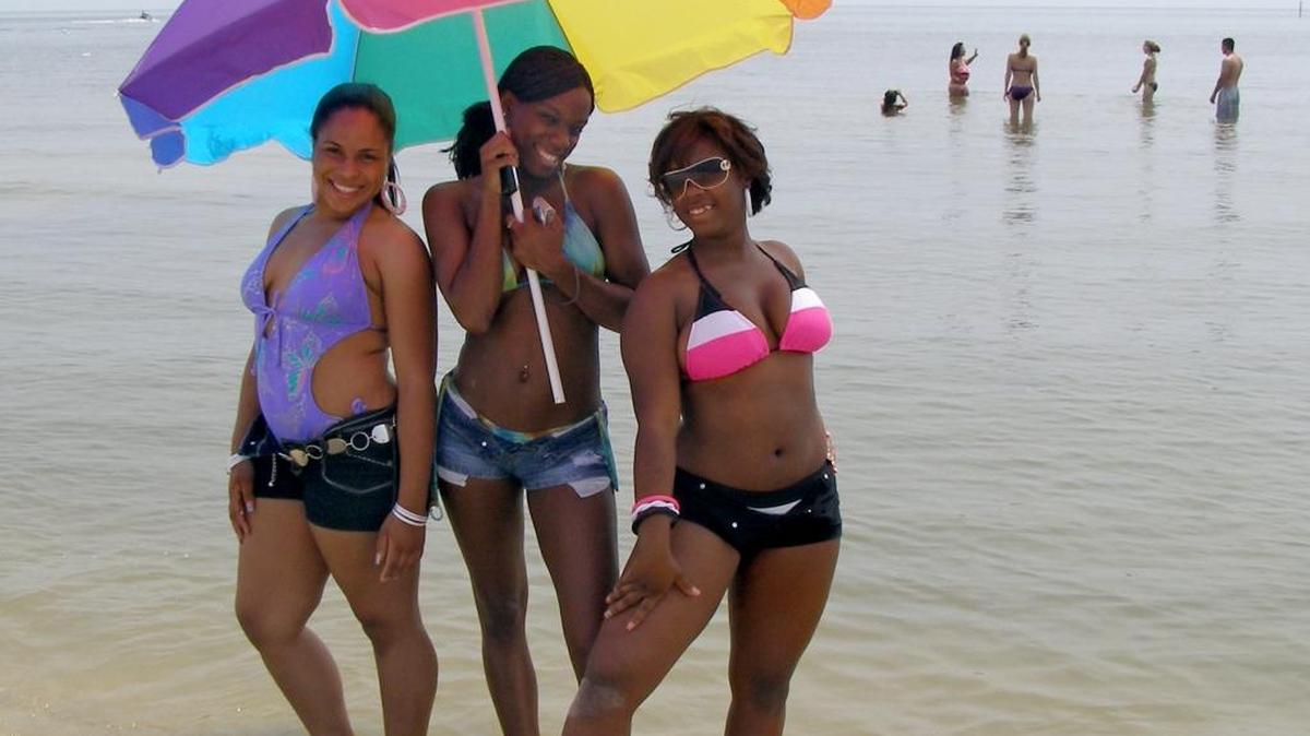 Spring breakers enjoyed a past Black Beach Weekend on the Coast.