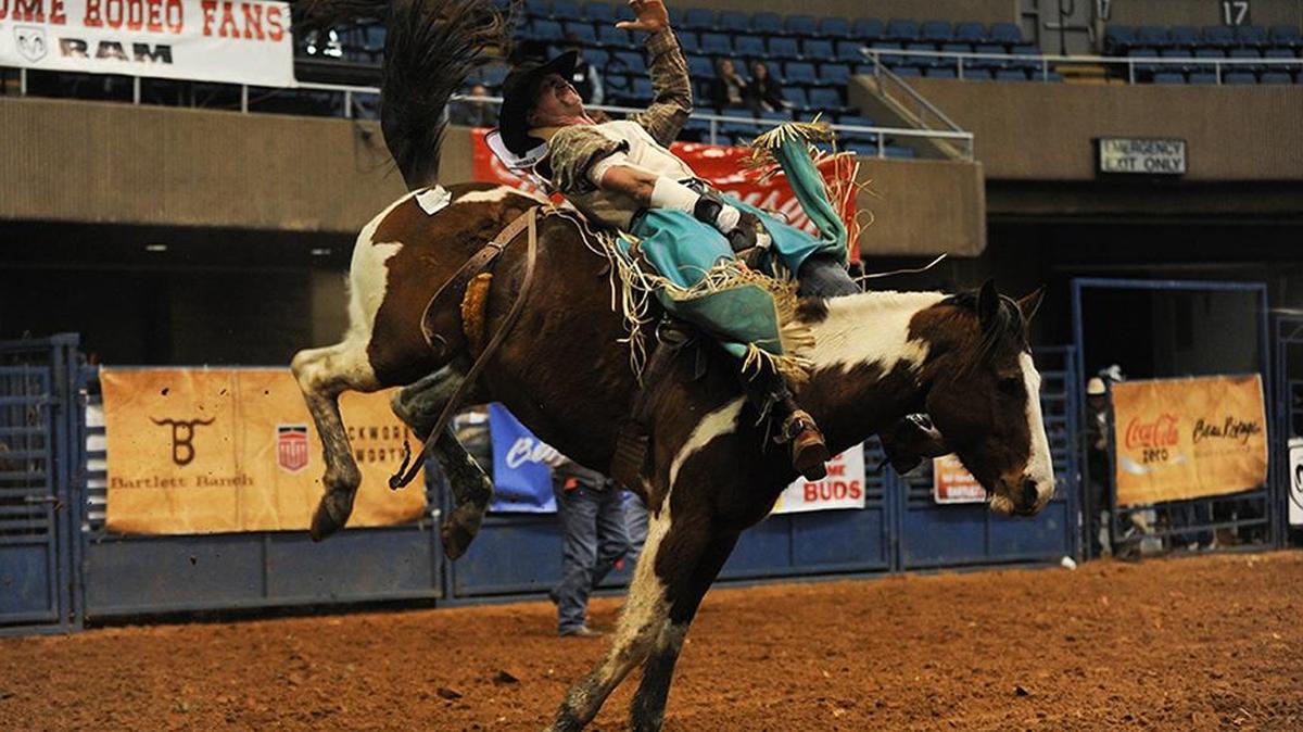 Cowboys compete during the 2016 PCA Rodeo season.