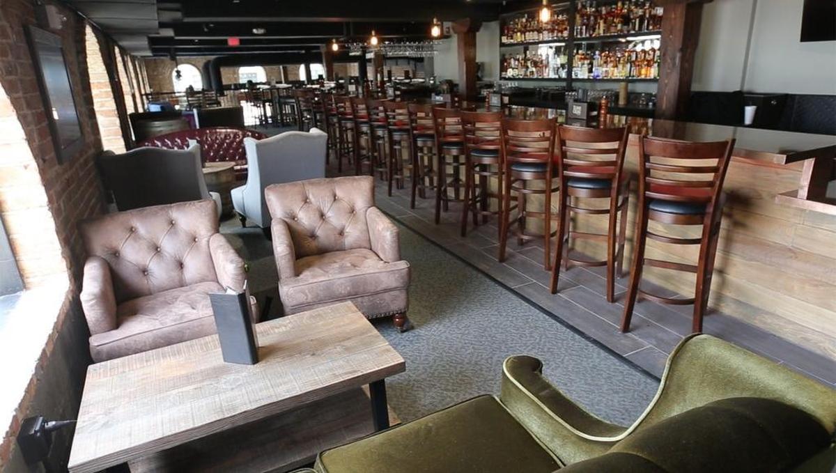 The upstairs bar at The Rack House Steaks & Spirits in Gulfport on Monday, March 6, 2017.