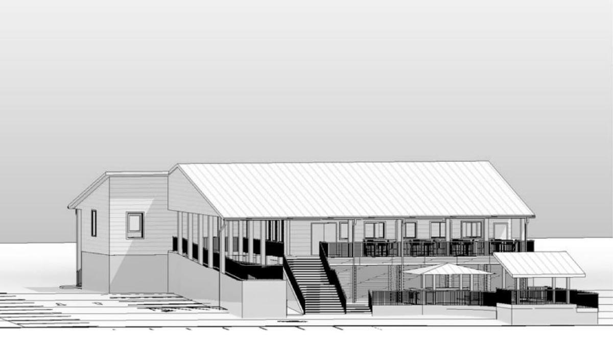 Artist’s design of Sandbar by Bacchus, planned to open in the summer