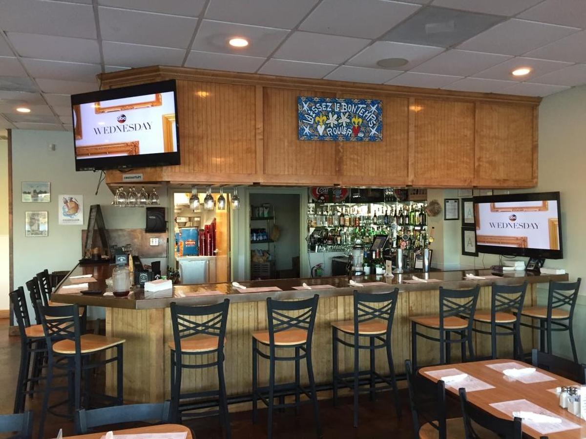 The corner bar at the Blow Fly Inn at Gulfport was a popular meeting place in this 2016 file photo.