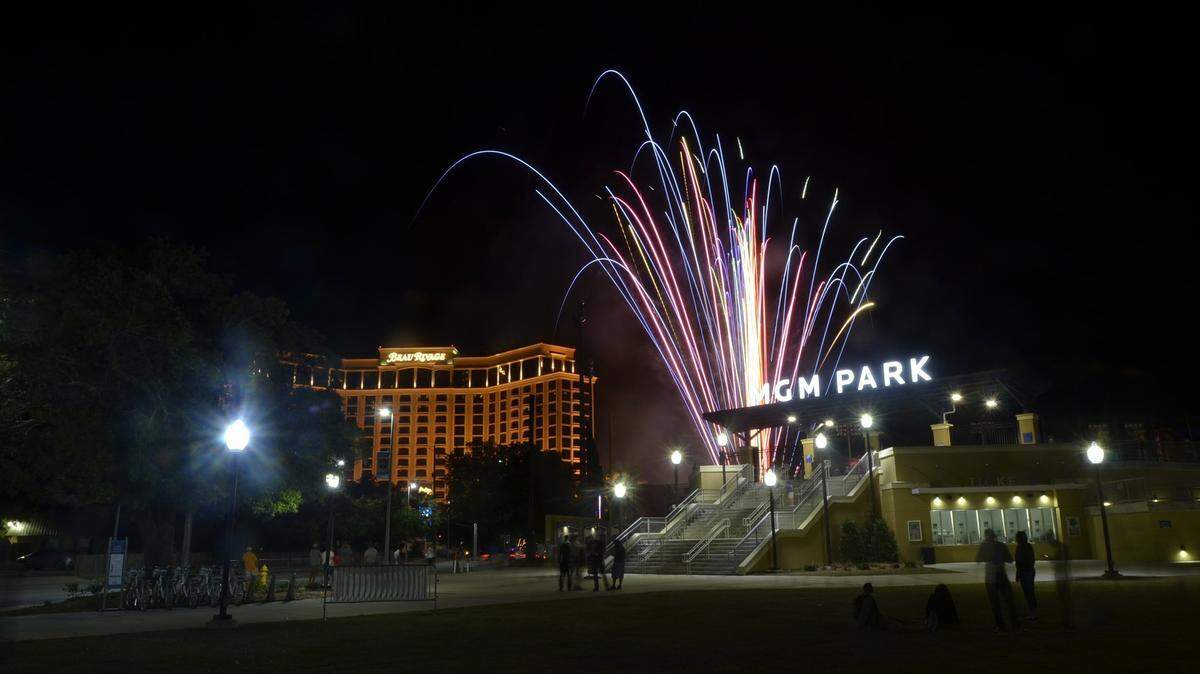 Fireworks Friday returns for another season at MGM Park in Biloxi.