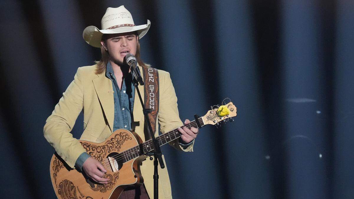 Colin Stough performs “Nobody Knows” from the Disney movie “Pete’s Dragon” on Sunday, May 14, 2023 for “American Idol” semi-finals.