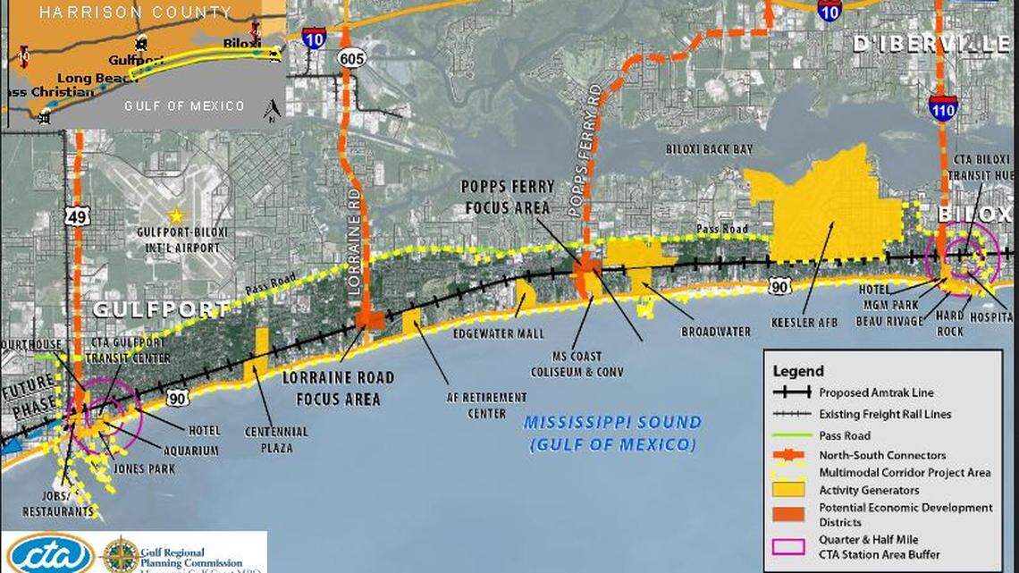 How much would a 12-mile road linking Biloxi and Gulfport cost? Hundreds of millions