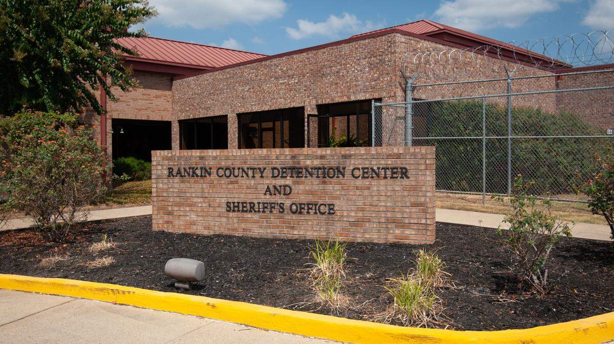The Rankin County Detention Center in Brandon, Miss. on Aug. 23, 2023.