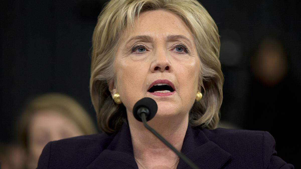 EVAN VUCCI/ASSOCIATED PRESSDemocratic presidential candidate former Secretary of State Hillary Rodham Clinton testifies on Capitol Hill on Thursday before the House Benghazi Committee.