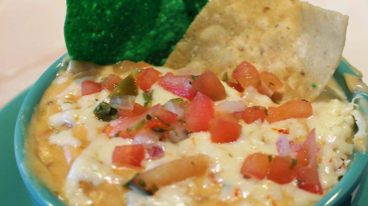 JULIAN BRUNT/SPECAIL TO THE SUN HERALDThe sausage queso dip is cheesy and delicious.