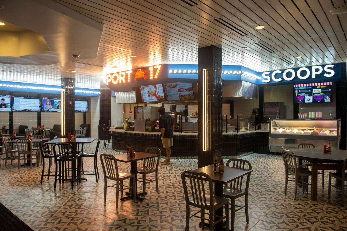 The former buffet space is now home to two new restaurants and an ice cream shop at Harrah’s Gulf Coast in Biloxi.