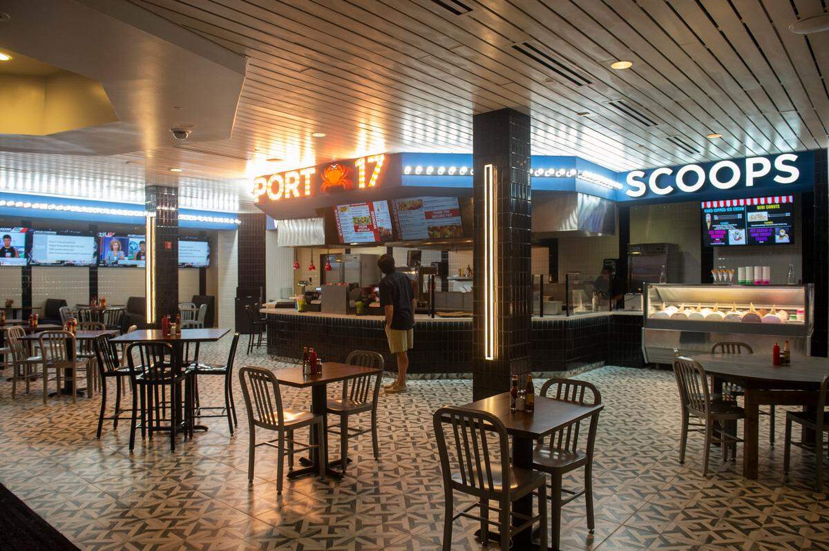 A former buffett space is now home to new restaurants and an ice cream shop at Harrah’s Gulf Coast in Biloxi.