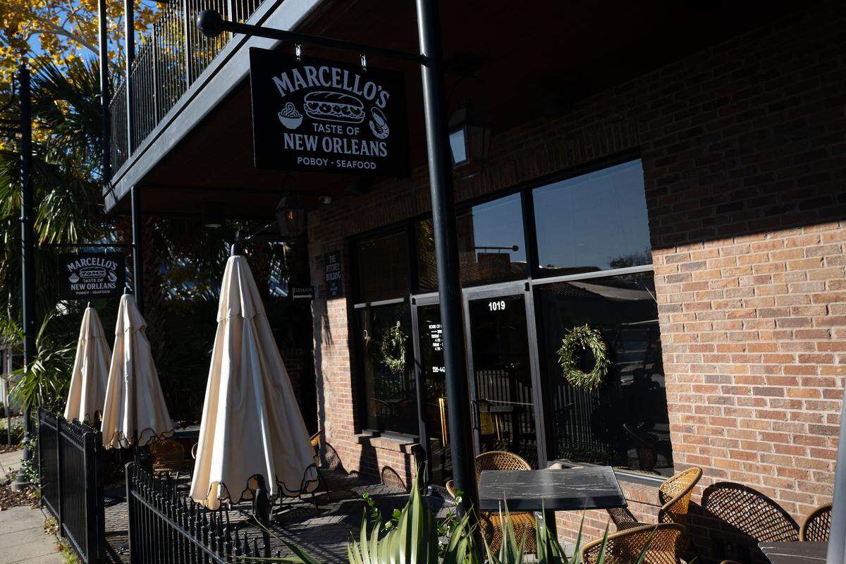 The outside of Marcello’s Taste of New Orleans on Thursday, Dec. 11, 2025.