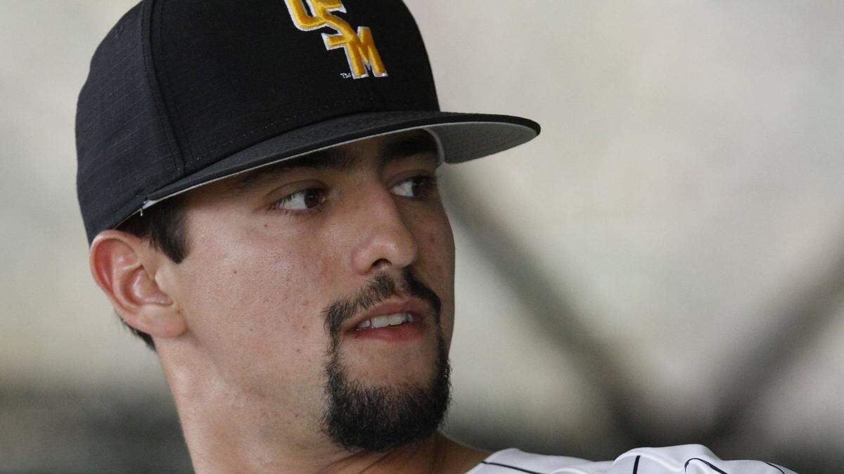 Southern Miss pitcher Nick Sandlin got the start Friday night against Dallas Baptist in the Fayetteville Regional.