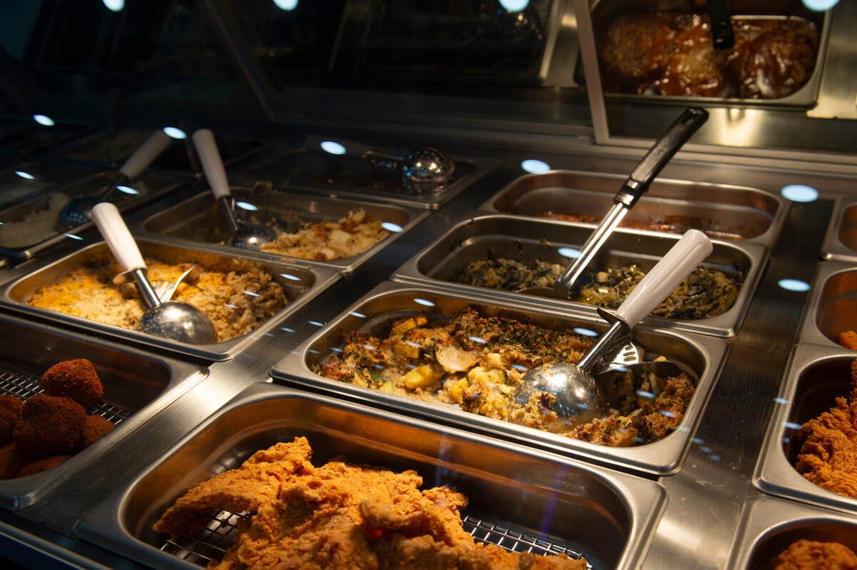 The hot food section at the new 90 Express gas station on Highway 90 in Biloxi has an in-house kitchen for food prep.