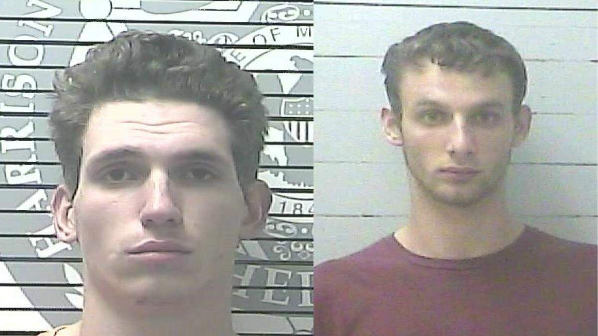 Dannie Wayne Bergeron Jr., left, and Jacob Tyler Scaife