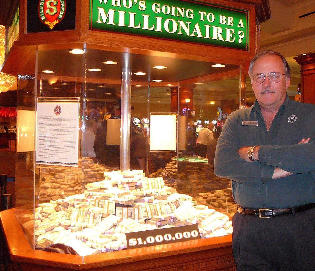 John Ferrucci feels like a million bucks at Silver Slipper Casino. The casino displayed and gave away $1 million in what is still considered one of the favorite casino promotions on the Coast.