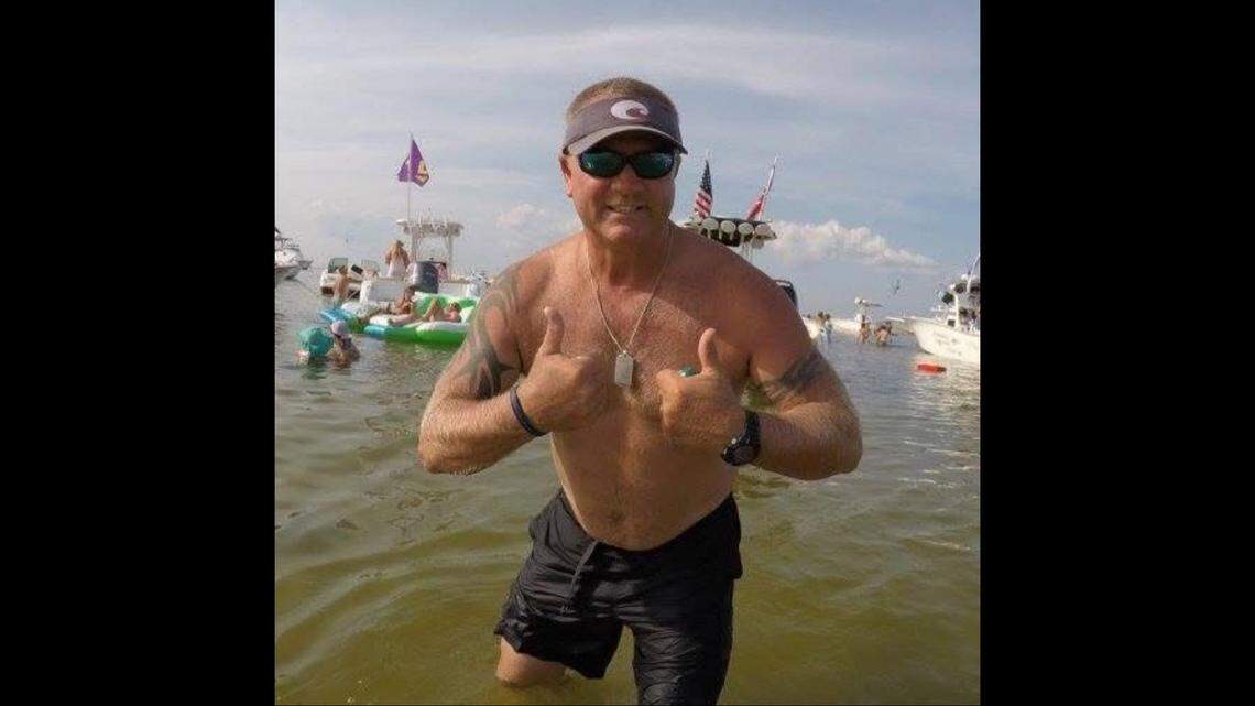 Jackson County Sheriff'’s Deputy Michael Jimerson during a trip to Horn Island