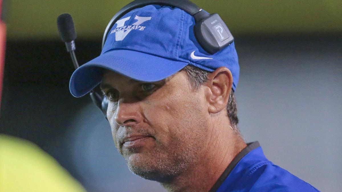 Vancleave Bulldogs head coach Lavon Capers during the game between Vancleave and East Central at East Central, Friday, October 26, 2018.