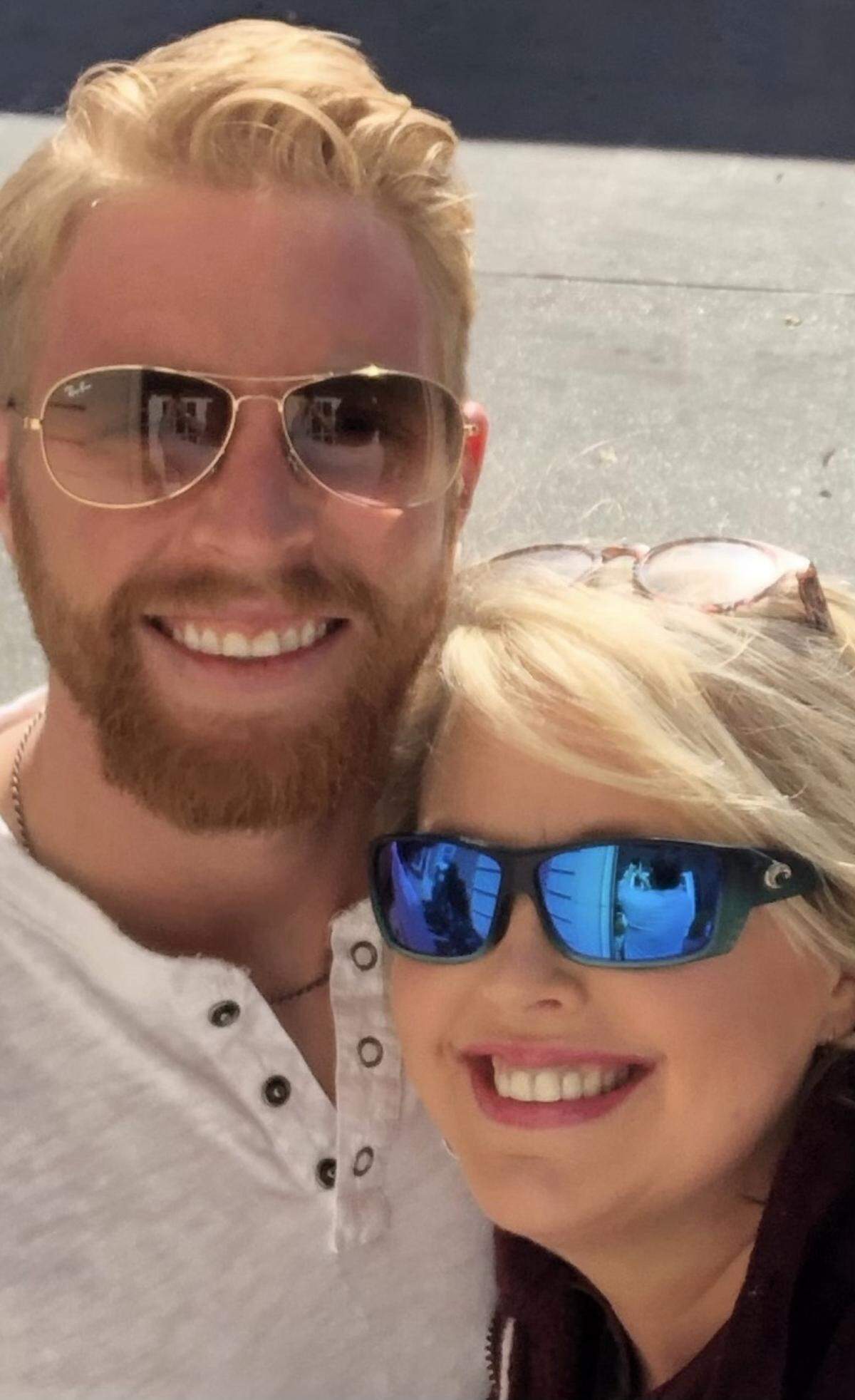 Shelton Tillery and his mother on Government Street in Ocean Springs.