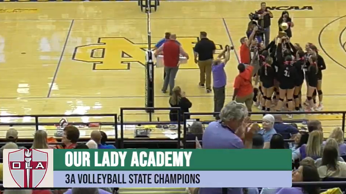 Our Lady Academy captures volleyball state title. Ocean Springs, George County next to play