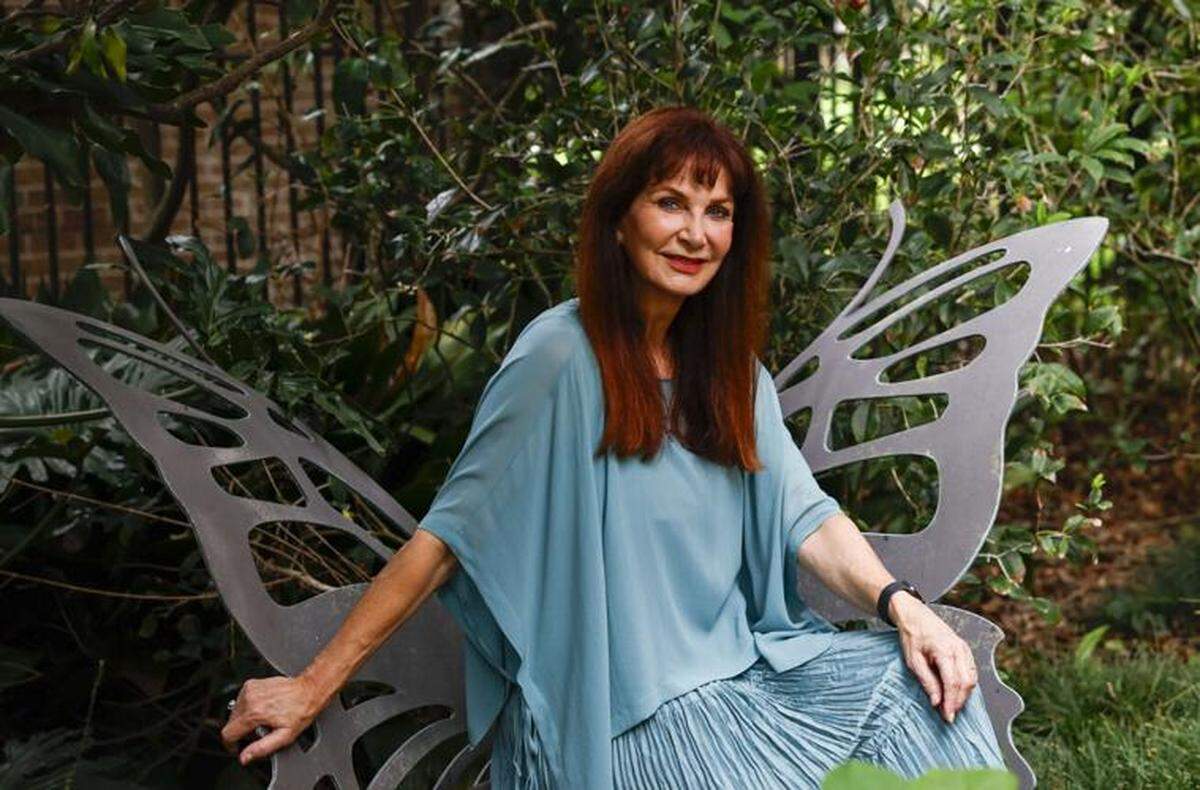 Orr poses at her home in New Orleans.
