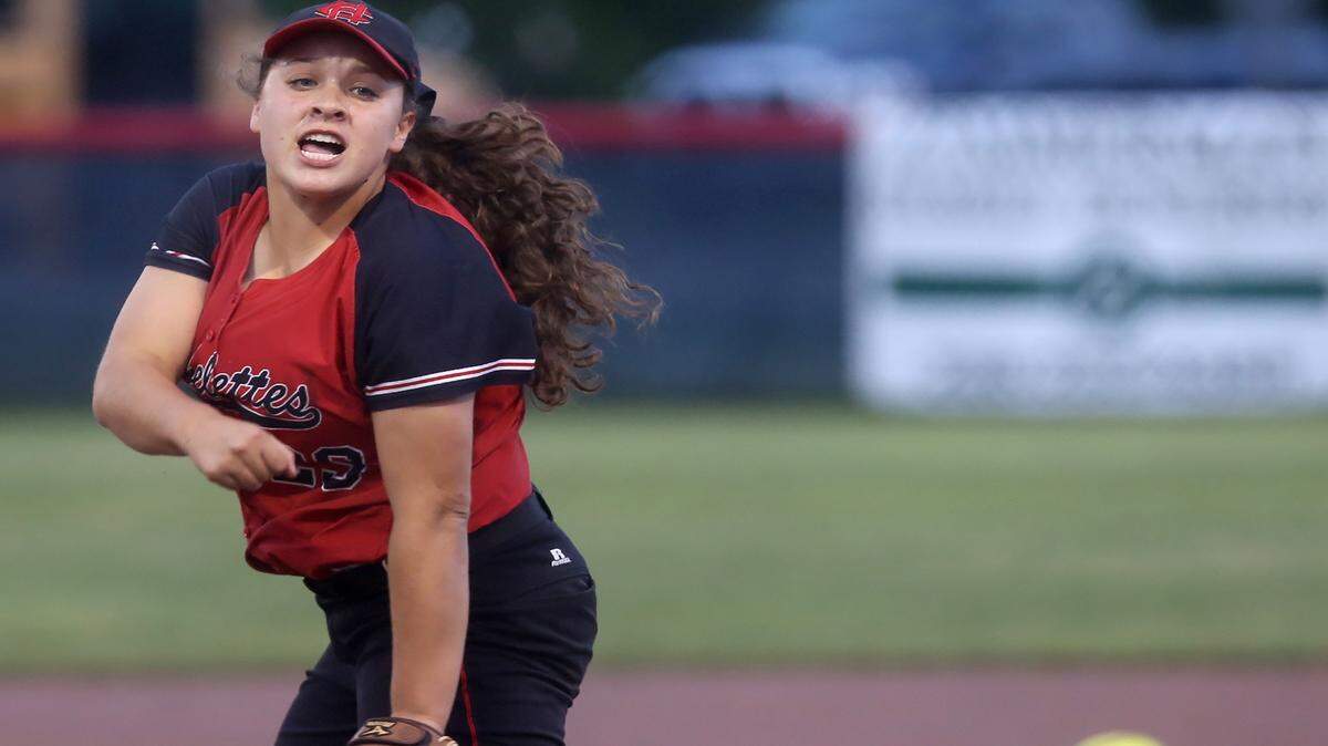 AMANDA McCOY/SUN HERALD 
 Harrison Central softball standout Madison Burge signed with Mississippi College on Monday.