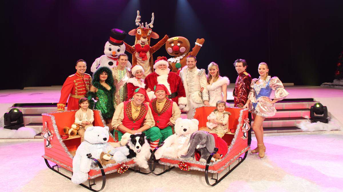 COURTESY BEAU RIVAGE CASINOThe cast of 'Santa & Friends on Ice.'