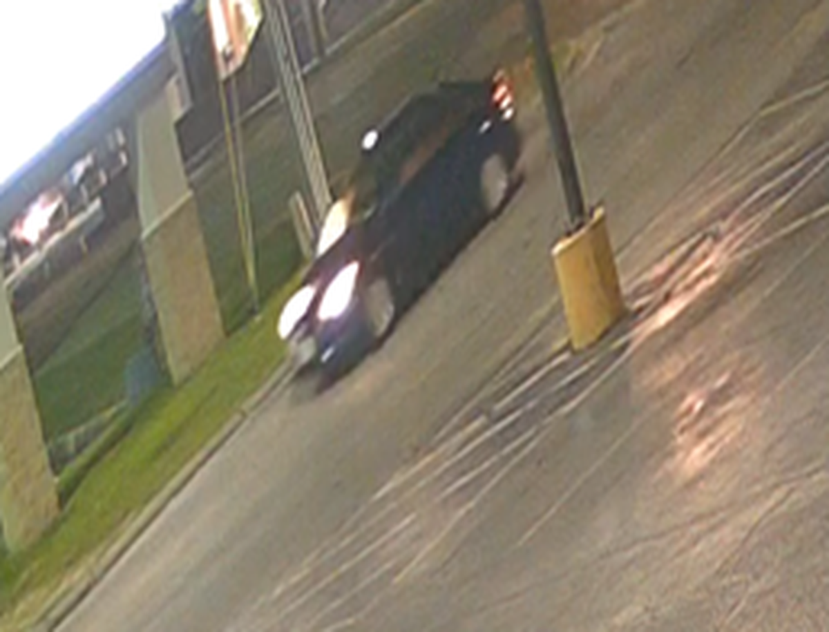 GPD asked for help identifying the driver of a blue sedan that may be involved in Saturday’s hit and run.