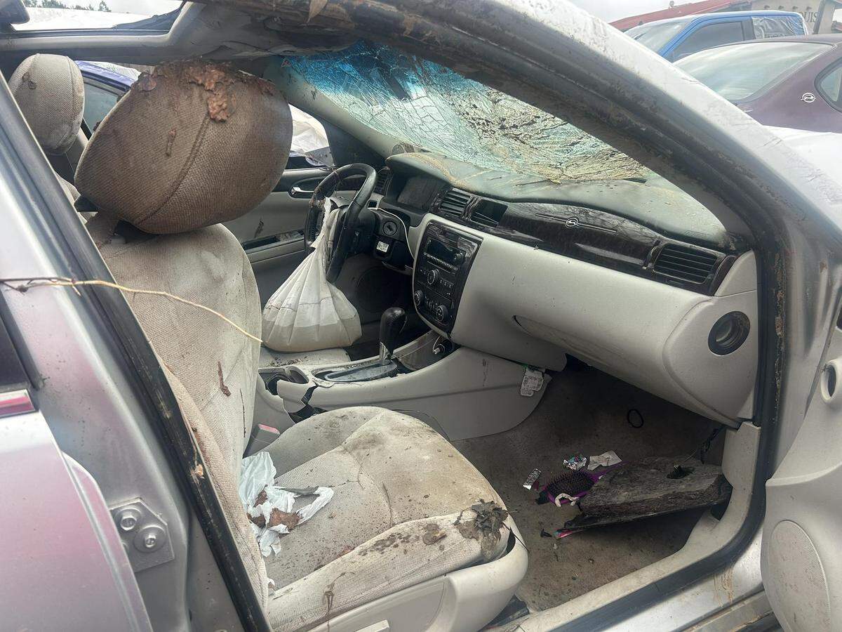 The interior of Mariah Gill’s Chevrolet Impala after it was forced off the road, flipped three times and landed in a canal, her mother Marie Garside said. Gill and her two brothers had just gotten out of school at Bay High in Bay St. Louis when they were forced off Interstate 10 eastbound in Harrison County by the driver of a red Kia Soul.