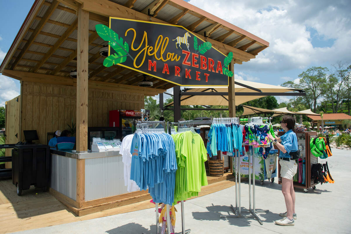 The Yellow Zebra Market, one of two gift shops at Serengeti Springs at the Hattiesburg Zoo on Wednesday, June 5, 2024.