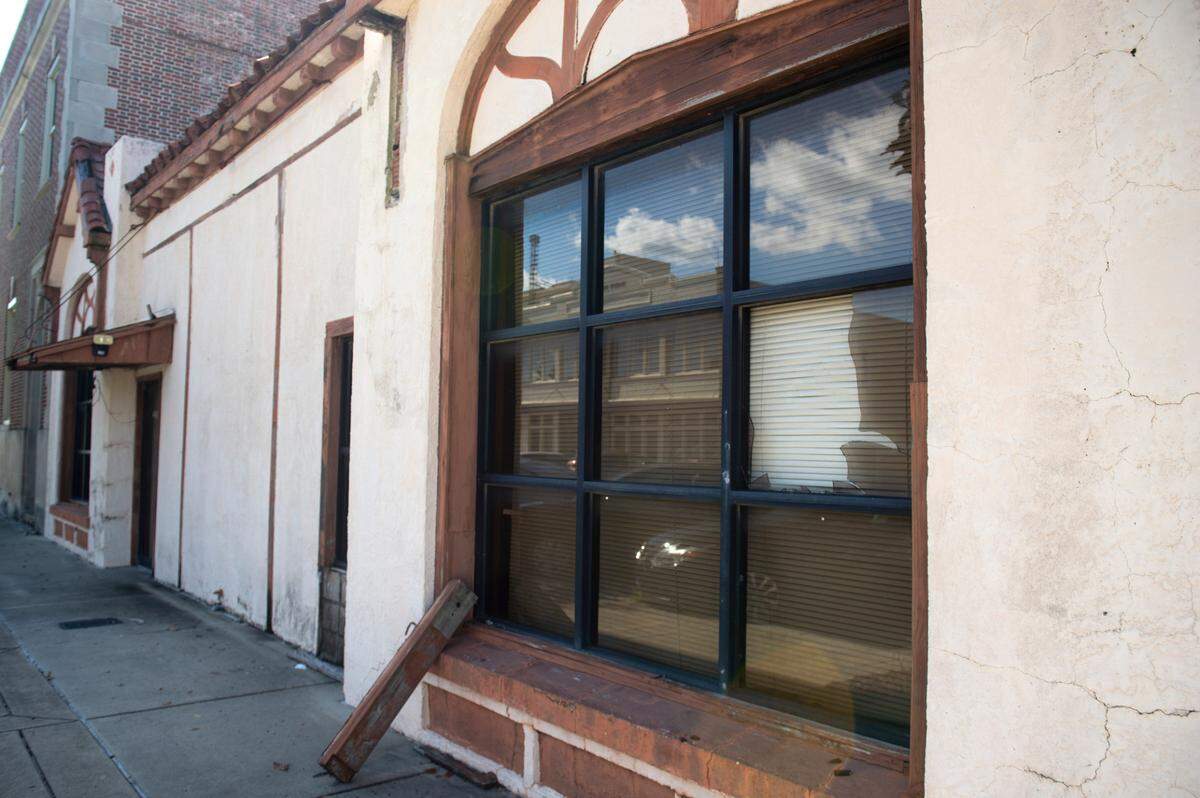 An empty building with a busted window in downtown Gulfport is both a challenge and an opportunity, says Mayor Billy Hewes. The city is working to find new tenants.