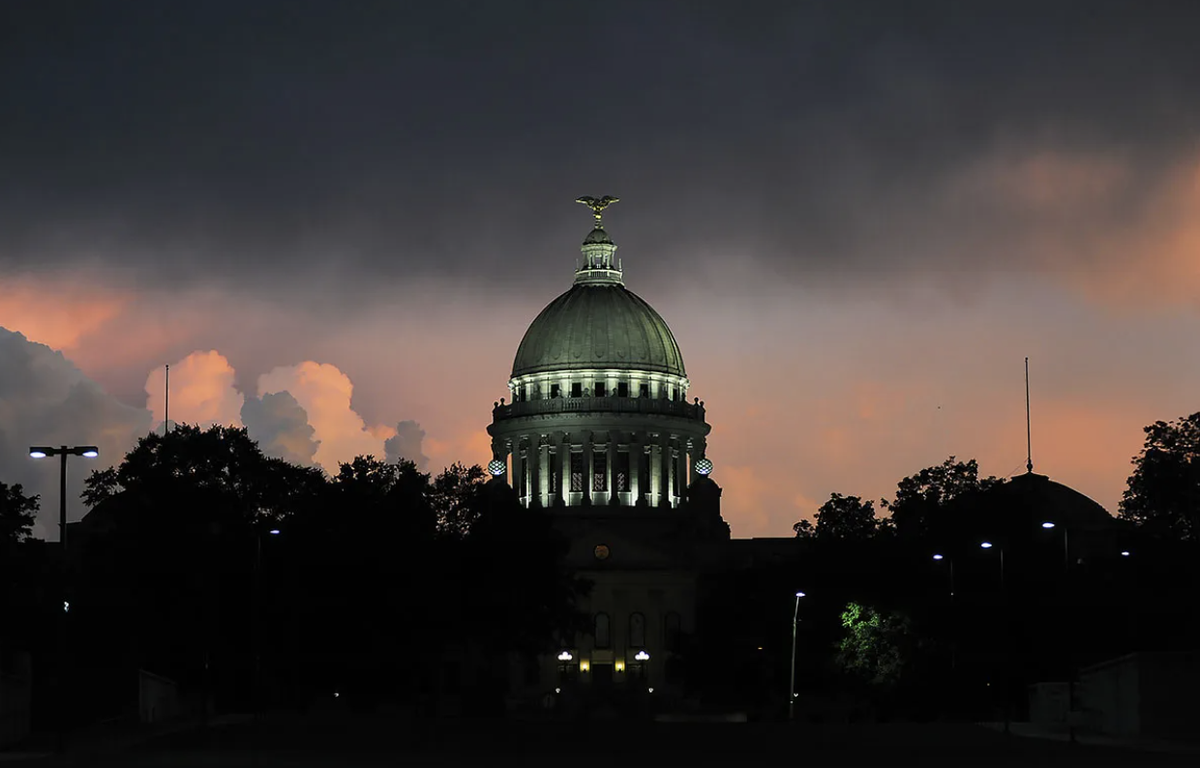 The Mississippi State Capitol building in Jackson.