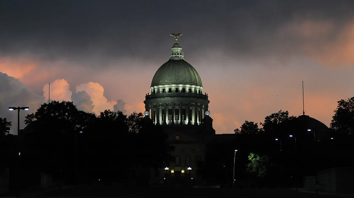 The Mississippi State Capitol building in Jackson.