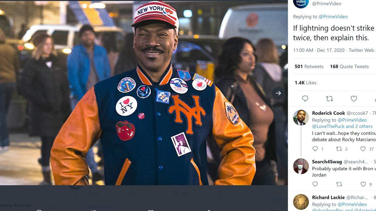Amazon Prime released a first look at the new “Coming2America” movie, prompting a variety of reactions from fans online.