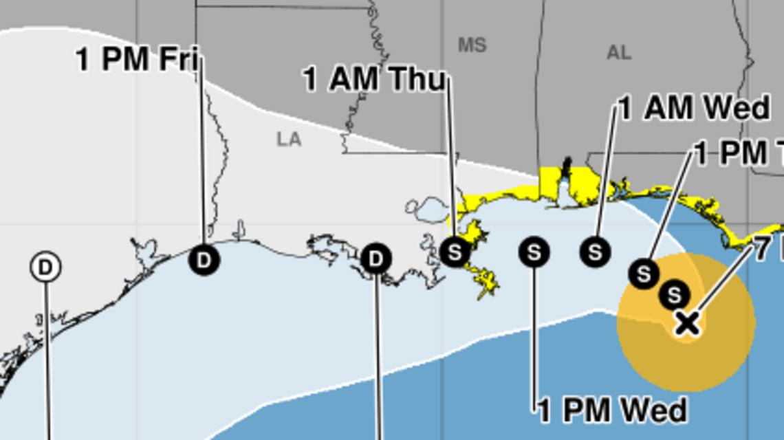 Tropical Storm Bertha forms in Gulf. Here’s what we need to know in South MS