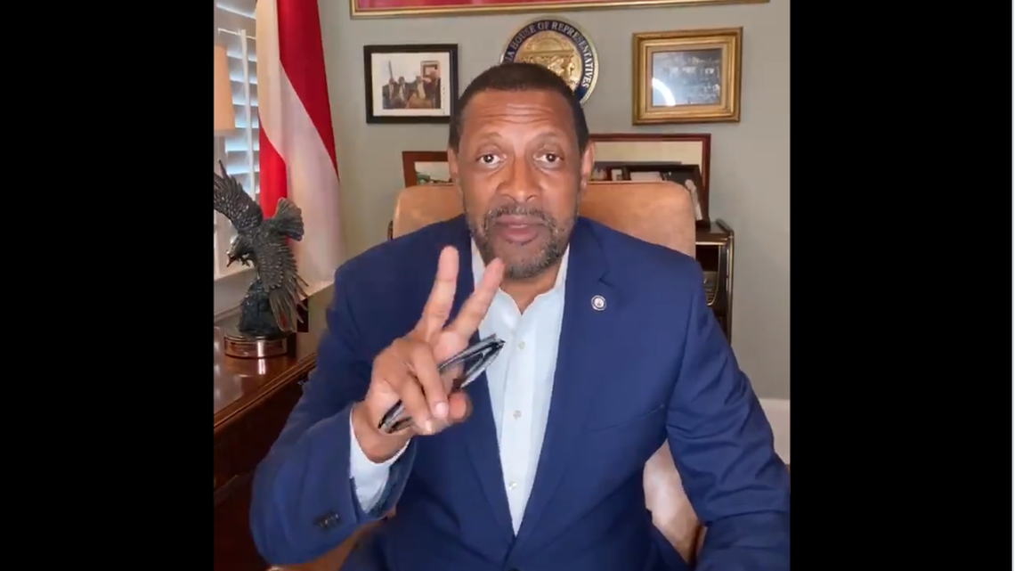 In a video posted to Twitter, Georgia state Rep. Vernon Jones announced he isn’t resigning after all.