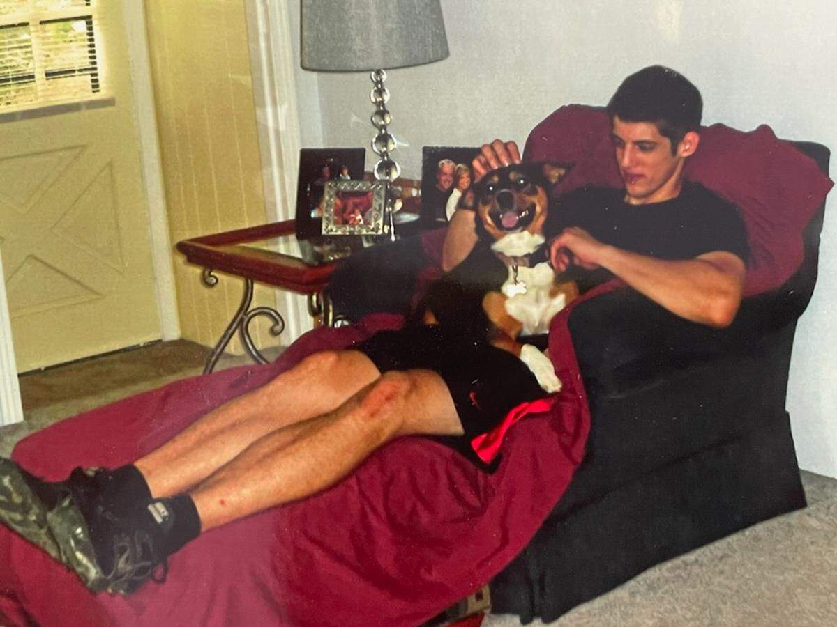 Jimmy Sons at age 18 at his father’s home in Mississippi
