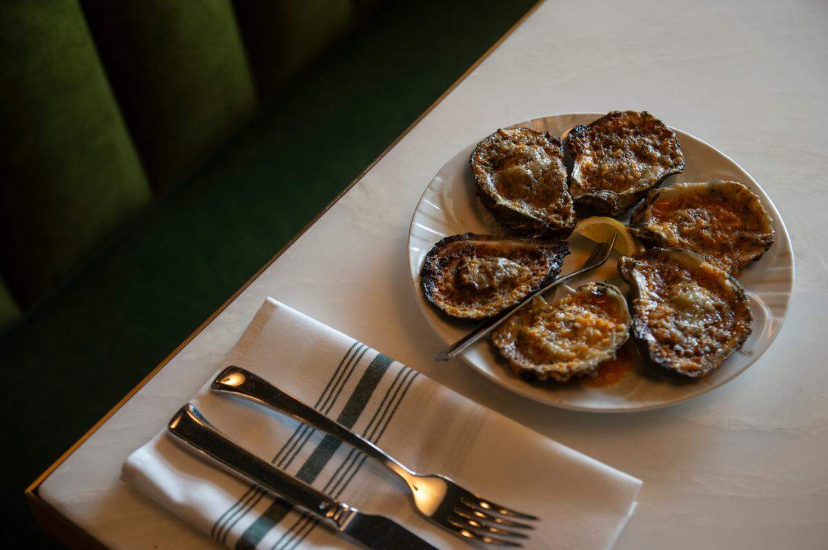 Oysters abound at Coraline’s, with an oyster bar turning out a half dozen varieties plus an oyster sampler. The Lighthouse oysters are reminiscent of the former Vrazel’s restaurant in Gulfport.