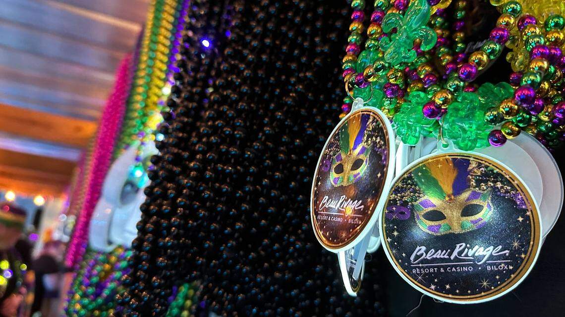 I rode on a Mardi Gras parade float in Biloxi. How it went & who got the most throws